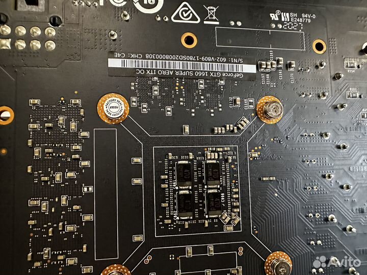 Видеокарта GTX 1660 Super MSI Aero гарантия