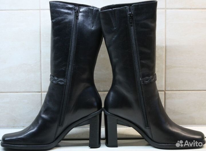 Сапоги женские чёрные