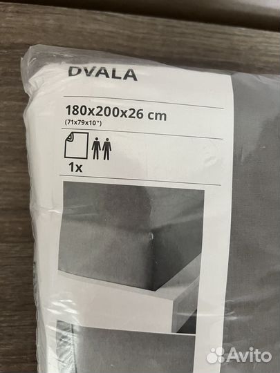 Простыня натяжная IKEA dvala 180/200