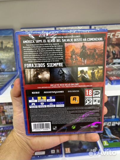 Red dead redemption 2 ps4 диск, новый