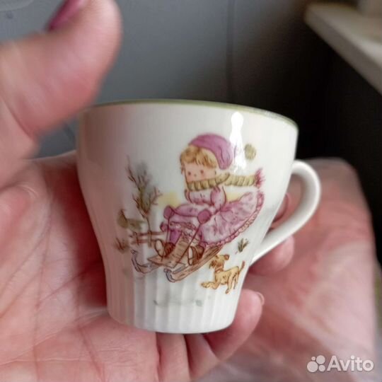 Кофейный детский сервиз гдр