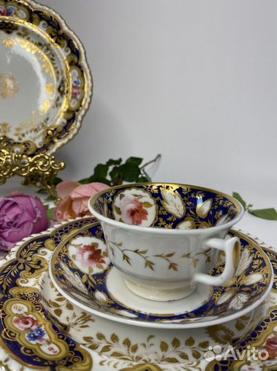 Антикварные Чайные пары англия 19 век