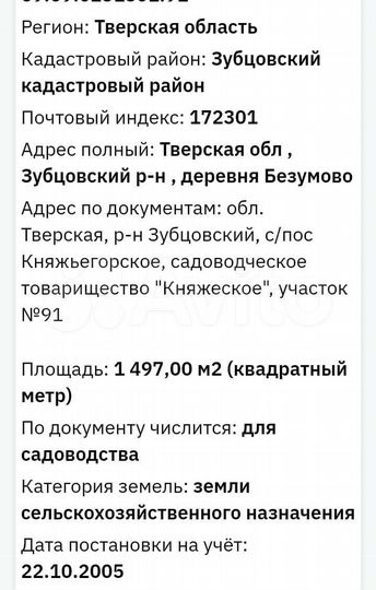 Участок 15 сот. (СНТ, ДНП)