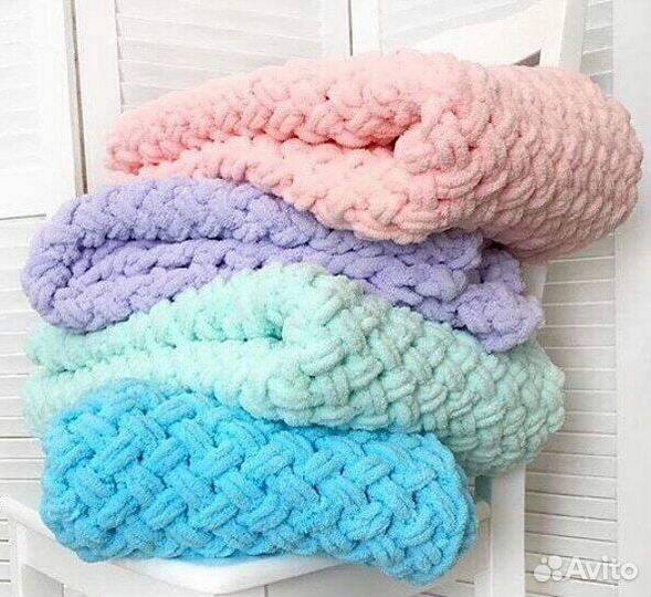 Плед ручной работы