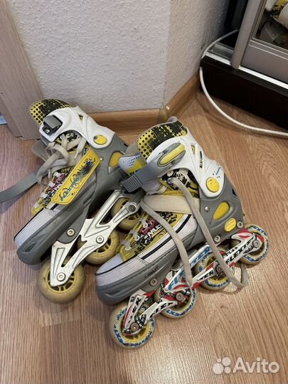 Коньки роликовые раздвижные