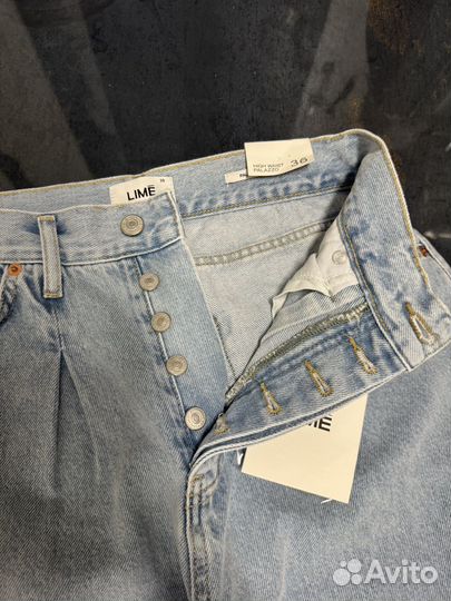 Джинсы палаццо 42 lime новые