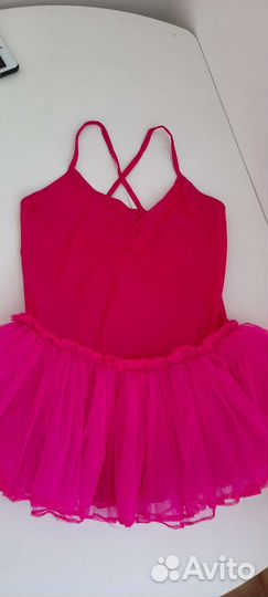 Купальник гимнастический с пышной юбкой