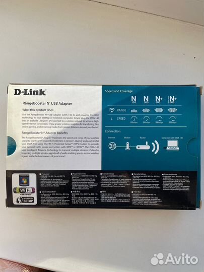 USB Wi-Fi адаптер D-Link DWA-140