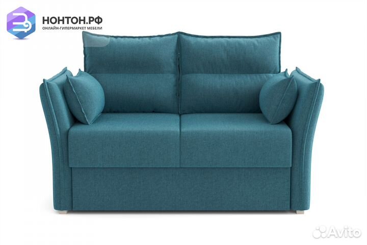 Диван 2-х местный Бруклин синий