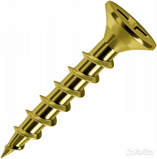 Саморезы для дерева оцинкованные 3.5x30, 250 шт