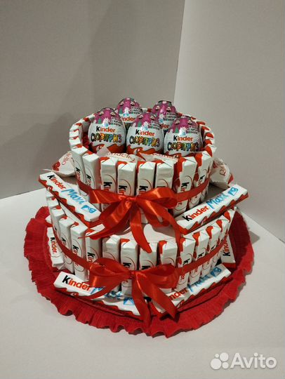 Торт из конфет