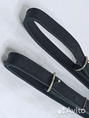 Путлища. новые пара из кожи, сшиты 2 слоя 150 см
