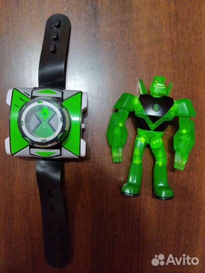 Фигурки из Бен10: часы омнитрикс и алмаз