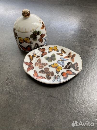 Блюдо с крышкой для лимона. Лимонница