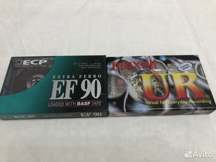 Аудиокассеты новые maxell и другие