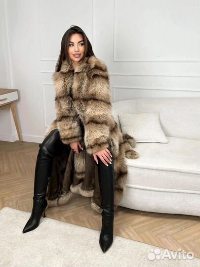 Шубка из эко норки LUX 42 44 46 48