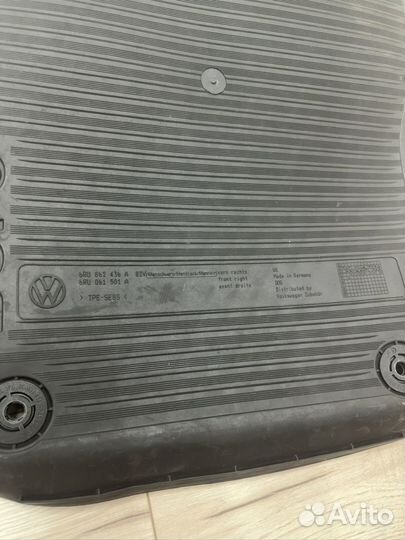 Оригинальные коврики volkswagen polo