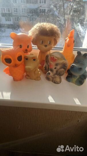 Резиновые игрушки СССР