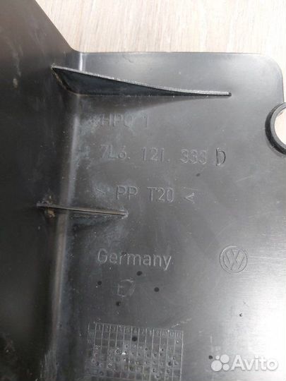 Дефлектор радиатора Volkswagen Touareg 1 2.5D 2008