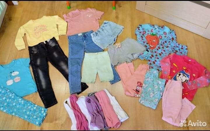 Детская одежда для девочек пакетом 110 116