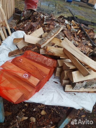 Поставка сухих колотых дров (береза, ольха, осина)