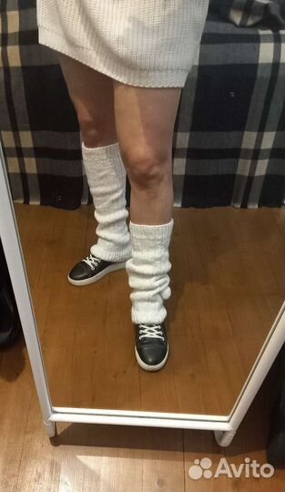 Гетры шерстяные самовязка