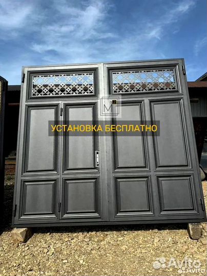 Ворота в Каспийске в совершенном дизайне