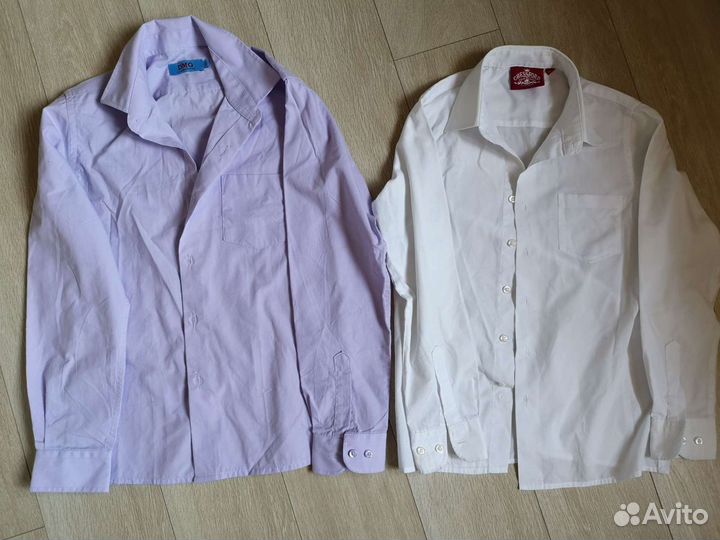 Рубашки школьные 134-140 р