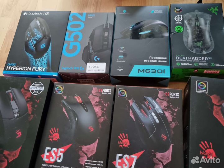 Игровые мыши hyperx Logitech bloody