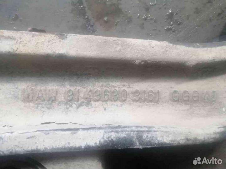 Кронштейн пневморессоры MAN задней нижний левый