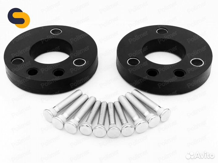 114-15-004/20 - Проставки увеличения клиренса передних стоек rover - полиуретан 20 мм