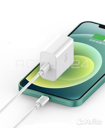 Кабель ZMI Type-C / Lightning AL870C (белый, 100 с