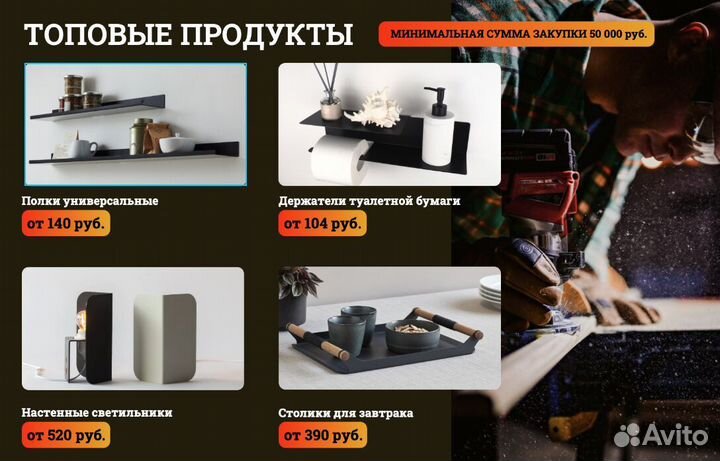 Комплект полок оптом от производителя