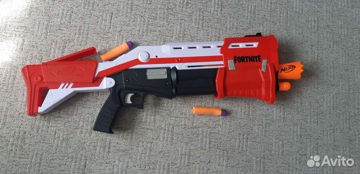 Бластер nerf fortnite