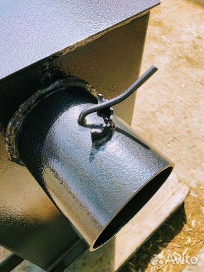 Твердотопливный котел с большой топкой