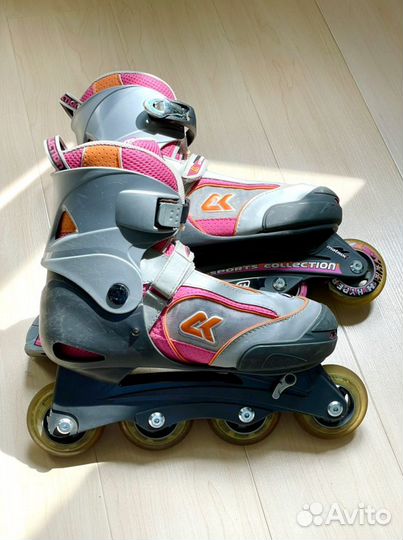 Ролики женские (детские) раздвижные (с 39-42 р)