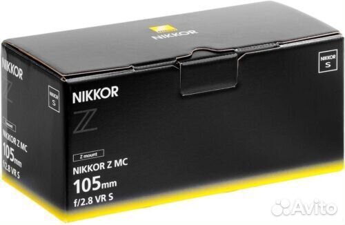 Nikon nikkor Z MC 105 f/2.8 VR S, новый