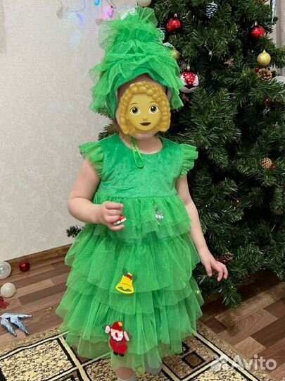 Новогодний костюм елочки 98