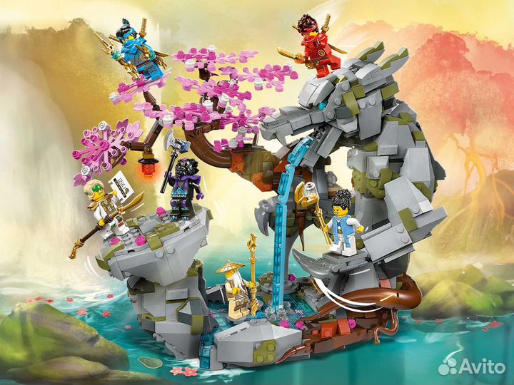 Lego Ninjago Лего 71819 Храм камня Дракона, новый