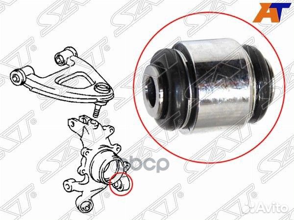 Сайлентблок плавающий задней цапфы toyota chase