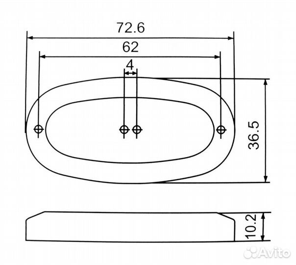 Светильник каютный светодиодный белый белое свечен