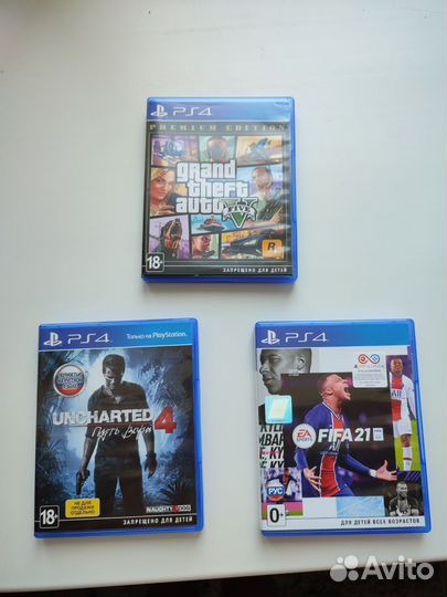 Диски для sony playstation 4