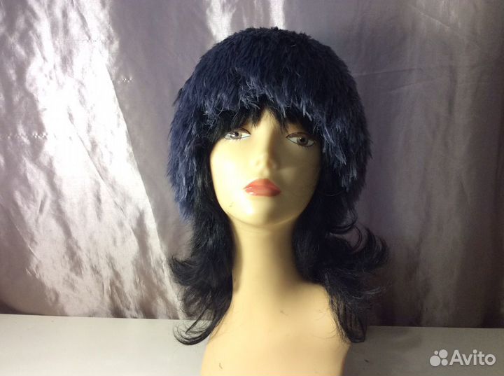 Роскошная папаха ручной работы, р 56-57, арт 240