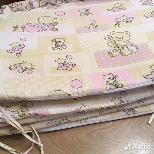 Бортики в детскую кроватку