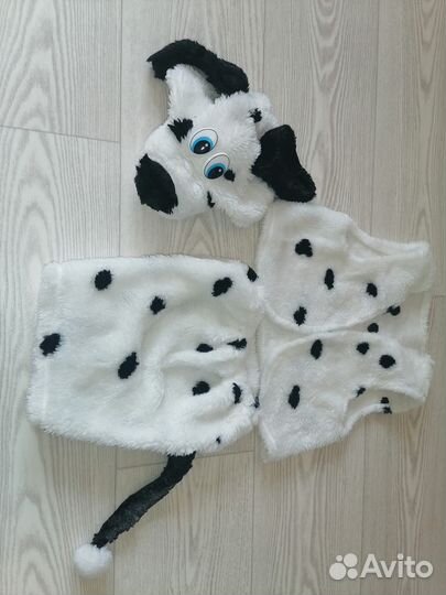 Костюм новогодний заяц белый на 2-4 года