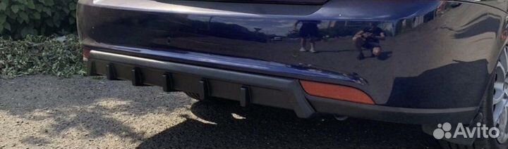 Диффузор на задний бампер priora