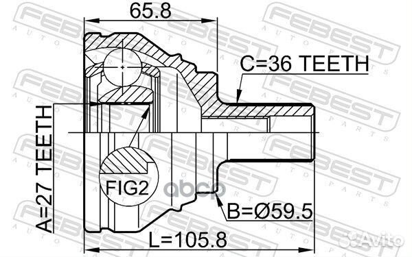 ШРУС внешний перед прав/лев ;audi A3/A3 spor