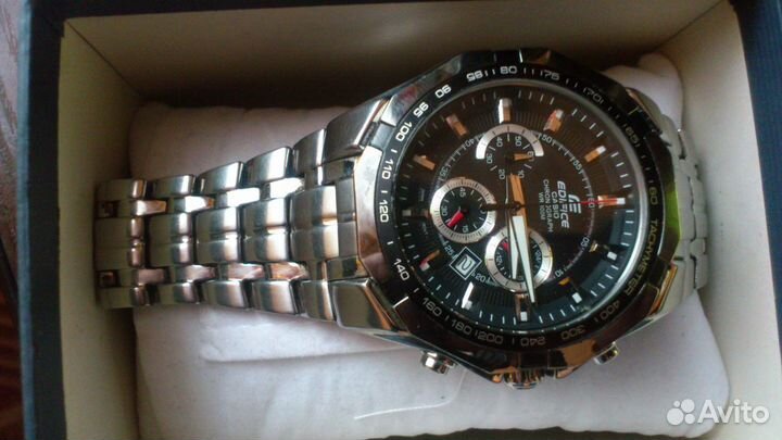Edifice ef-540d-5a новые с коробкой