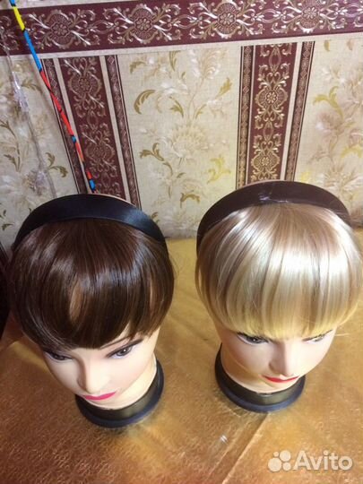 Парики, шиньоны из искусственных волос, новые)
