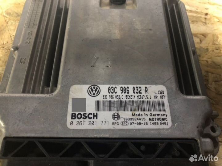 Блок управления эбу двс BLG б/п 70800км по Японии